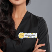 Porte-nom Méditerranéen Bliss Restaurant Moderne Employé