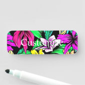 Porte-nom Mélange de fleurs tropicales Thunder_Cove (En situation)