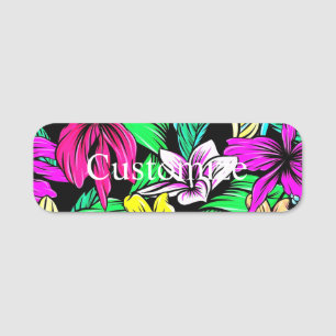 Porte-nom Mélange de fleurs tropicales Thunder_Cove