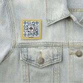 Porte-nom Menu sans contact Plaque QR - Panneau gravé (En situation)