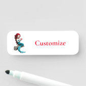 Porte-nom Mermaid Relaxant Avec Boisson Thunder_Cove (En situation)