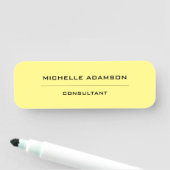 Porte-nom Minimaliste spécial unique (En situation)
