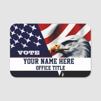 Porte-nom Modèle de nom de campagne personnalisé