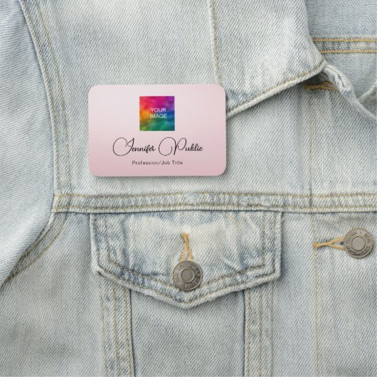 Porte-nom Modèle de script calciné Elegant Rose Gold (En situation)