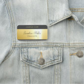 Porte-nom Modèle doré manuscrit manuscrit Élégant (En situation)