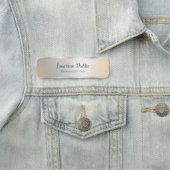 Porte-nom Modèle moderne professionnel élégant à l'apparence (En situation)