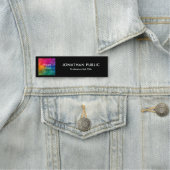 Porte-nom Modèle Personnalisé Votre Logo Ici (En situation)