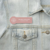 Porte-nom Modern Custom Business Logo Magnetic Employee (En situation)