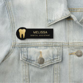 Porte-nom Modern Dental Assistant Tooth (En situation)