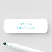 Porte-nom Modern Elegant Plain Simple Professional Name (En situation)
