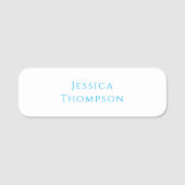 Porte-nom Modern Elegant Plain Simple Professional Name (Devant)