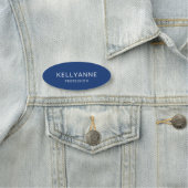 Porte-nom Modern Simple Magnetic Professional (En situation)