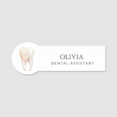 Porte-nom Modern Tooth Dental Assistant (Devant)