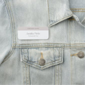 Porte-nom Moderne Calligraphié Nom de script Modèle Élégant (En situation)