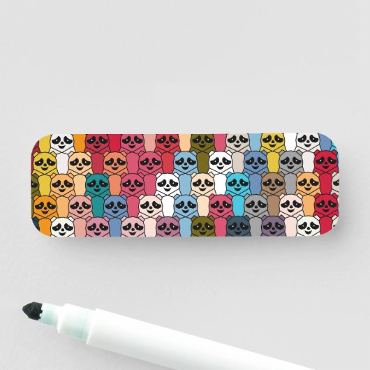 Porte-nom Monster Panda (En situation)