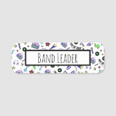 Porte-nom Montez la musique (Devant)