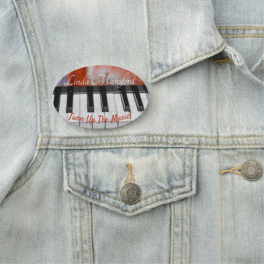 Porte-nom Montez la musique (En situation)