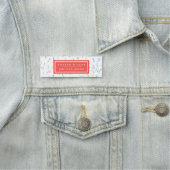 Porte-nom Motif alphabet - Enseignant substitut / Tuteur (En situation)