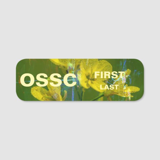 Porte-nom Mustard OSSC Nametag (Devant)