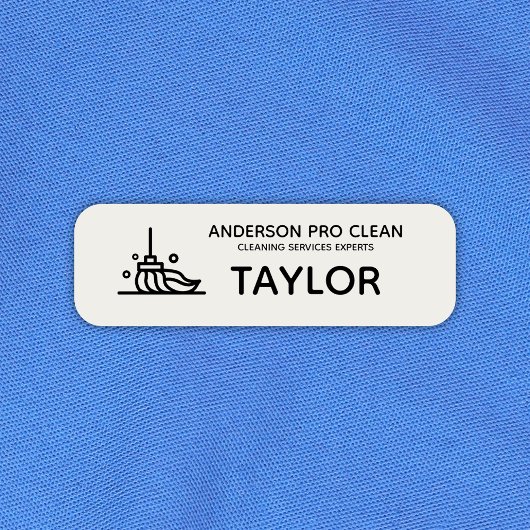 Porte-nom Nettoyage Home & Office Pro