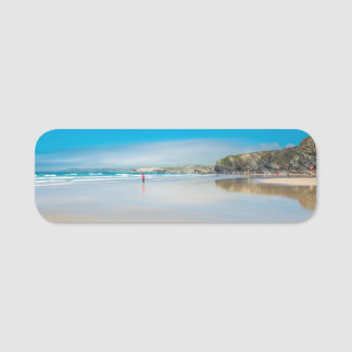 Porte-nom Newquay sur la côte Cornouaillaise du nord. Anglet