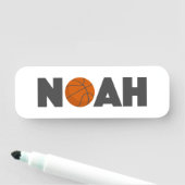 Porte-nom Noah Basketball (En situation)