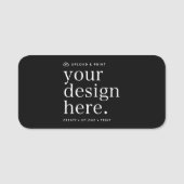 Porte-nom Nom Balise de votre conception Télécharger (Devant)