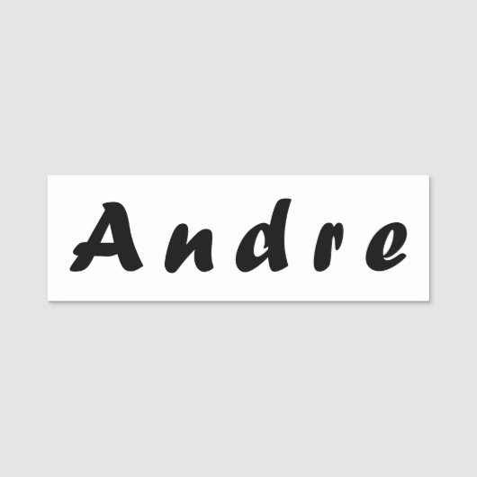 Porte-nom Nom d'André (Devant)