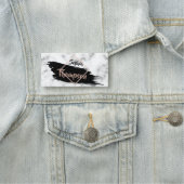 Porte-nom Nom de la peinture de marbre moderne (En situation)