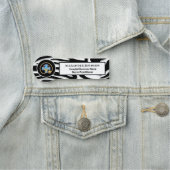 Porte-nom Nom de l'employé de l'hôpital Logo ID personnalisé (En situation)