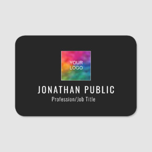 Porte-nom Nom du logo de l'entreprise ici Personnalisé