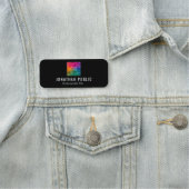 Porte-nom Nom du logo de l'entreprise personnalisée ici (En situation)