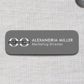 Porte-nom Nom du logo Titre Nom Balise