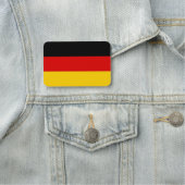 Porte-nom Nom patriotique avec drapeau d'Allemagne (En situation)