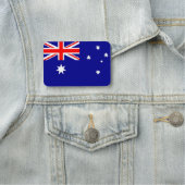 Porte-nom Nom patriotique avec drapeau d'Australie (En situation)
