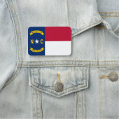 Porte-nom Nom patriotique avec drapeau de Caroline du Nord (En situation)