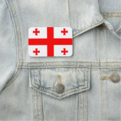 Porte-nom Nom patriotique avec drapeau de la Géorgie (En situation)