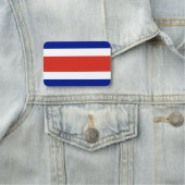 Porte-nom Nom patriotique avec drapeau du Costa Rica (En situation)