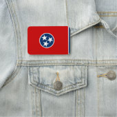Porte-nom Nom patriotique avec drapeau du Tennessee (En situation)