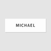 Porte-nom Nom personnalisé de l'employé professionnel (Devant)