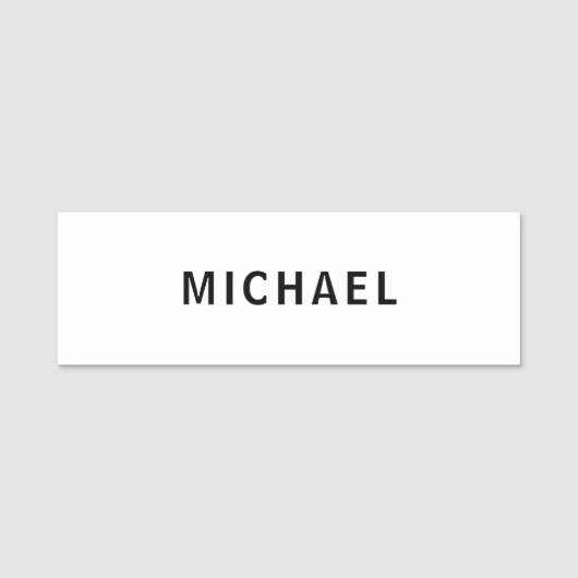 Porte-nom Nom personnalisé de l'employé professionnel (Devant)