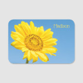 Porte-nom Nom personnalisé Sunflower (Devant)