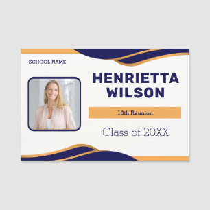 Porte-nom Nom Photo Réunion Tags 10E Classe Réunion