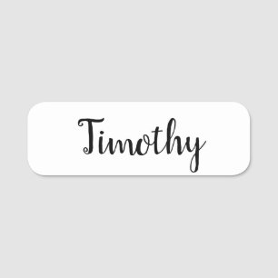 Porte-nom Nom Timothy,