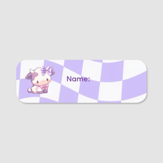 Porte-nom Noms de marque de arcs et de taureau (Devant)