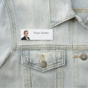 Porte-nom NOUVEAUTÉ ! Balise de nom - Rectangle de 3 pouces