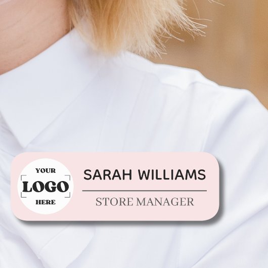 Porte-nom Numéro de nom personnalisé de l'employé, Customisé