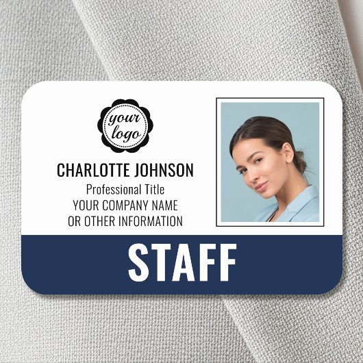 Porte-nom Numéro d'identification du personnel de l'entrepri