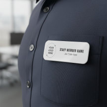 Office Staff Member Tags | Employee Name Tag