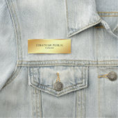 Porte-nom Or glamour look élégant Simple moderne Modèle (En situation)